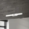 Væg- Og Spejllamper ^ Briloner Runt LED-væglampe IP44 direkte 4.000 K mat krom