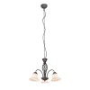 Trio Lighting Pendellamper > Rustica hængelampe, rustfarvet, 3 lyskilder