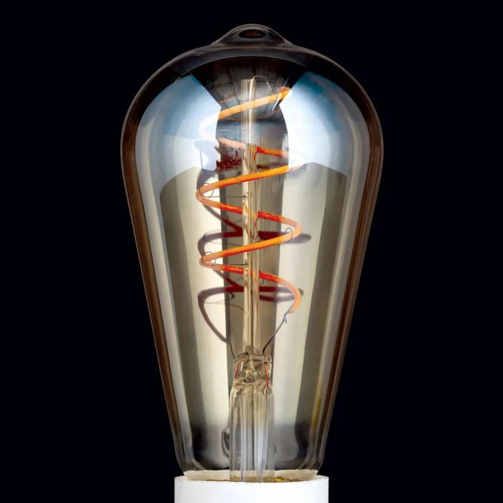 ORION Dæmpbar Led-Pære|Filament Pære > Rustik LED-pære E27 ST64 4 W ravgul 2.200 K dæmpes