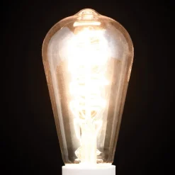 ORION Dæmpbar Led-Pære|Filament Pære > Rustik LED-pære E27 ST64 4 W ravgul 2.200 K dæmpes