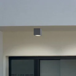 Udendørs Loftlamper ^ RZB HB 111 LED udendørs loftlampe, kantet, 830 19°