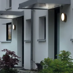 RZB Udendørs Loftlamper > HB 108 udendørs LED-væglampe cirkel, frontal