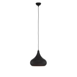 Opviq Pendellamper|Pendellamper > Saglam 3774 hængelampe 1 lyskilde Ø30cm sort/guld