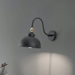 Væglamper|Væglamper ^ Opviq Saglam 3742 væglampe, justerbar, sort