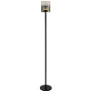 Gulvlamper|Gulvlamper ^ HighLight Salerno LED-gulvlampe, 2.700 K, sort/røg