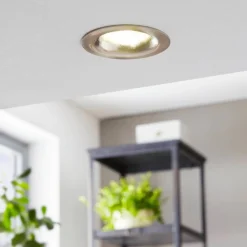 EGLO Indbygningsspots > Saliceto LED-spot rund, stiv 2.700 K nikkel