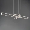 Trio Lighting Pendellamper > Salinas LED-hængelampe, 3.000 K, mat nikkel