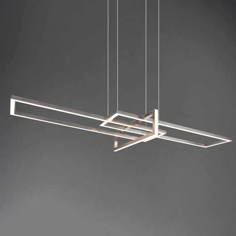 Trio Lighting Pendellamper > Salinas LED-hængelampe, 3.000 K, mat nikkel
