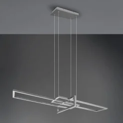 Trio Lighting Pendellamper > Salinas LED-hængelampe, 3.000 K, mat nikkel