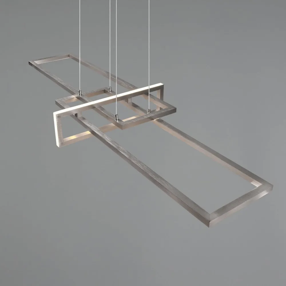 Trio Lighting Pendellamper > Salinas LED-hængelampe, 3.000 K, mat nikkel