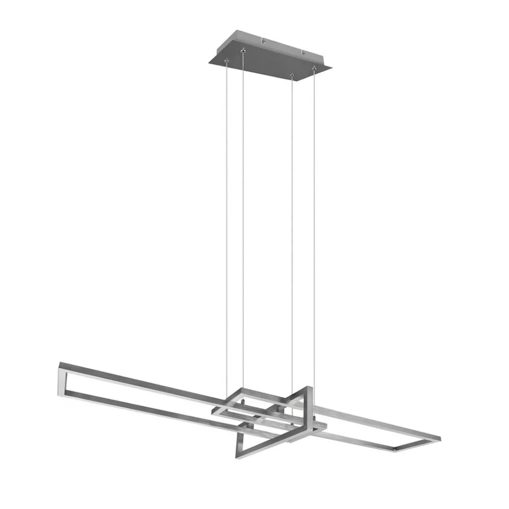 Trio Lighting Pendellamper > Salinas LED-hængelampe, 3.000 K, mat nikkel