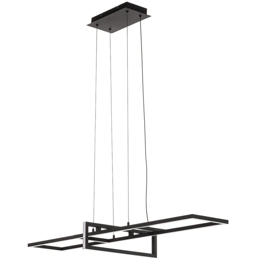 Pendellamper|Pendellamper ^ Trio Lighting Salinas LED-hængelampe, 3.000 K, mat sort