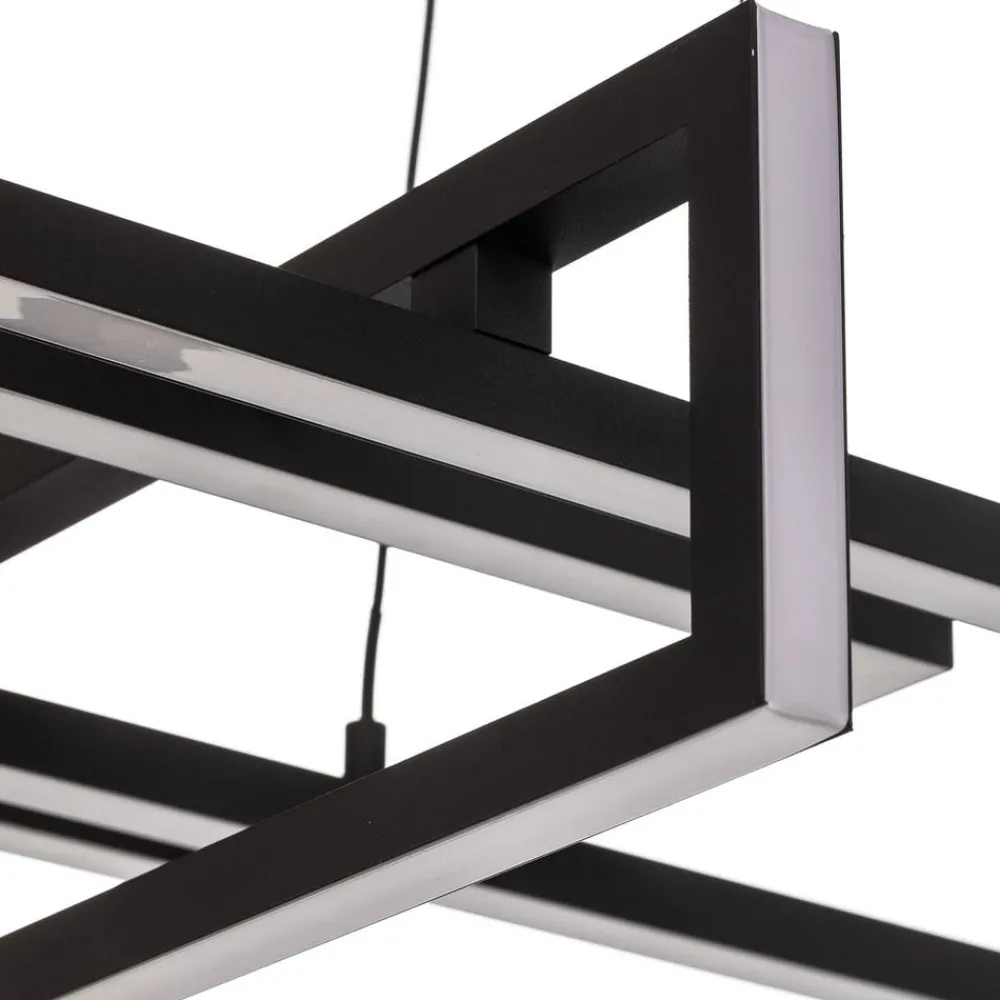 Pendellamper|Pendellamper ^ Trio Lighting Salinas LED-hængelampe, 3.000 K, mat sort