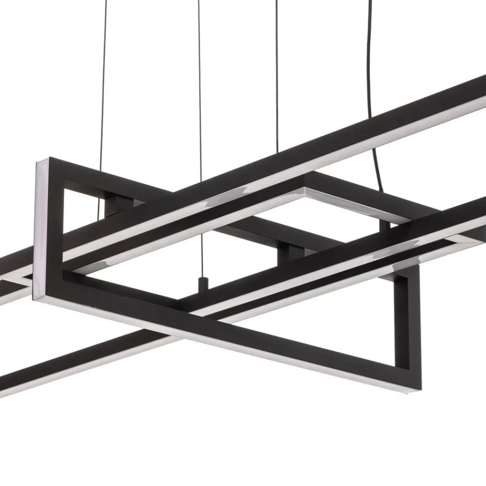 Pendellamper|Pendellamper ^ Trio Lighting Salinas LED-hængelampe, 3.000 K, mat sort