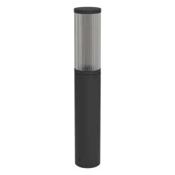 Sokkellamper ^ EGLO Salle sokkellampe, højde 46,5 cm, sort, aluminium