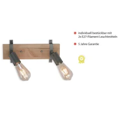 JUST LIGHT. GmbH Spotlights > Salt loftlampe svingbar, 2 lyskilder