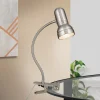 Arbejdsrum/Kontor ^ ORION Samala klemlampe satin
