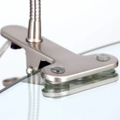Arbejdsrum/Kontor ^ ORION Samala klemlampe satin