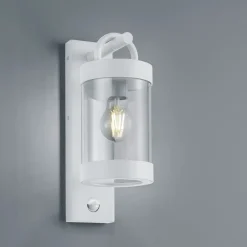 Trio Lighting Væglampe Med Sensor|Væglamper > Sambesi udendørs væglampe, bevægelsessensor, hvid