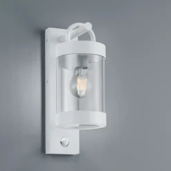Trio Lighting Væglampe Med Sensor|Væglamper > Sambesi udendørs væglampe, bevægelsessensor, hvid