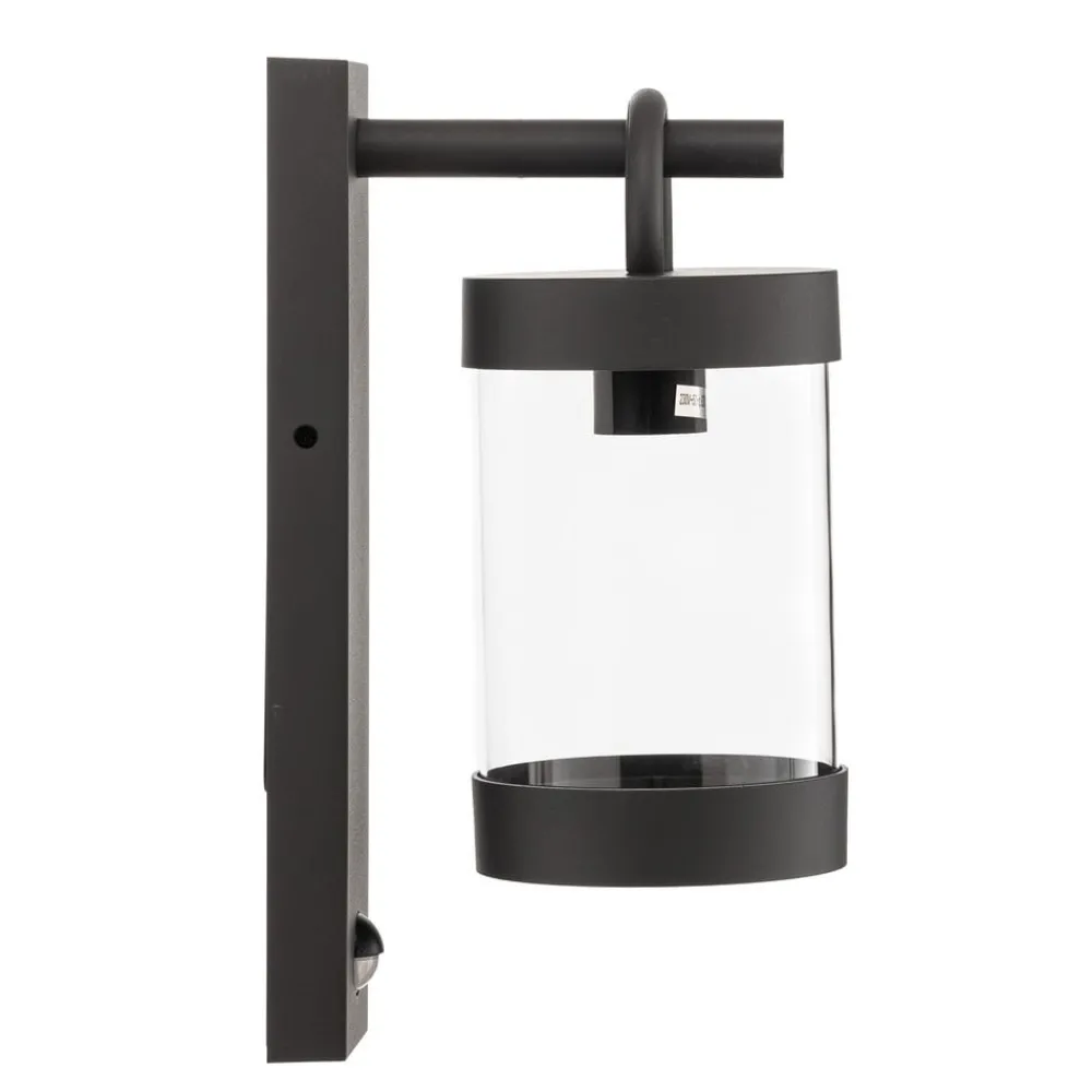 Trio Lighting Væglampe Med Sensor|Væglamper > Sambesi udendørs væglampe, bev.sensor, antracit
