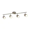 Searchlight Loftlamper > Samson loftspot, sølvfarvet, metal, 4 lyskilder, IP44