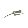 Searchlight Væglamper > Santorini LED-væglampe, bredde 50 cm, messing, vipbar