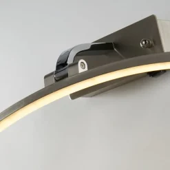 Searchlight Væglamper > Santorini LED-væglampe, bredde 50 cm, messing, vipbar