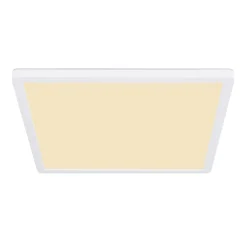 Globo Loftlamper|Loftlamper > Sapana LED-loftlampe, kantet, kan dæmpes, hvid
