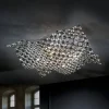 Loftlamper|Loftlamper ^ Schuller Valencia Saten loftlampe i krystal 56 cm
