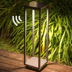 FARO BARCELONA Solcelle Lampe Med Sensor|Sokkellamper Med Sensor > Saura solcelle LED-sokkelampe med bevægelsesdetektor