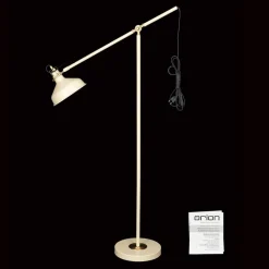ORION Gulvlamper > Schiller gulvlampe, khaki, metal, 153 cm høj, justerbar