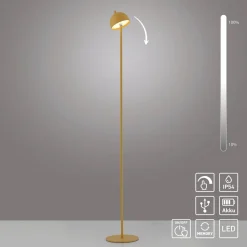Schöner Wohnen Terrassebelysning > LED-akku-gulvlampe Bellies, Blütenzauber IP54