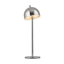 Schöner Wohnen Dekorationsbelysning > LED-batteridrevet bordlampe Bellies, krom, IP54