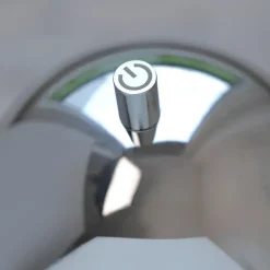 Schöner Wohnen Dekorationsbelysning > LED-batteridrevet bordlampe Bellies, krom, IP54