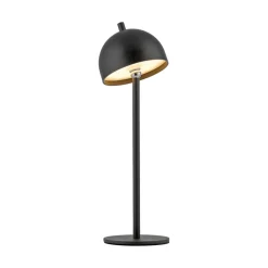 Schöner Wohnen Dekorationsbelysning > SCHÖNER WOHNEN LED-batteridrevet bordlampe Bellies, sort, IP54