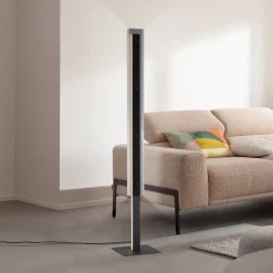 Gulvlamper ^ Schöner Wohnen SCHÖNER WOHNEN LED-gulvlampe Lena, jern, sort, dæmper