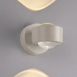 Schöner Wohnen Væglamper|Væglamper > LED-væglampe Chia, sandbrise 3.000 K op/ned