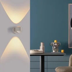 Schöner Wohnen Væglamper|Væglamper > LED-væglampe Chia, sandbrise 3.000 K op/ned
