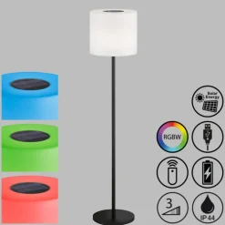 Solcellelamper ^ Schöner Wohnen Mina LED-akku-gulvlampe, solar