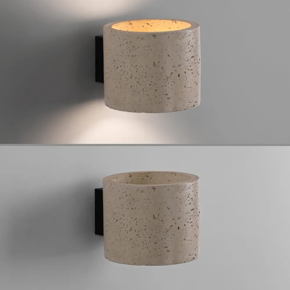Schöner Wohnen Væglamper > Væglampe Traventa, beige, op/ned, G9