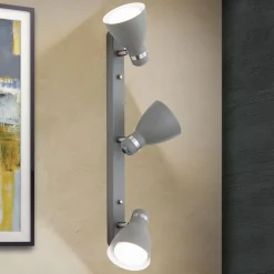 ORION Loftlamper|Spotlights > School loftspot, 3 lyskilder, gråt