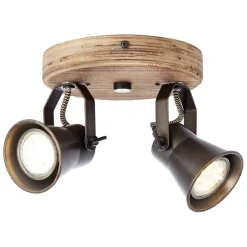 Brilliant Loftlamper|Spotlights > Seed loftspot, 2 lyskilder, sort