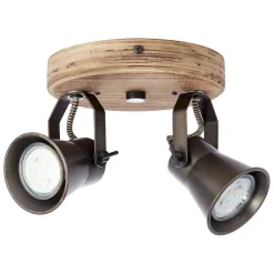 Brilliant Loftlamper|Spotlights > Seed loftspot, 2 lyskilder, sort