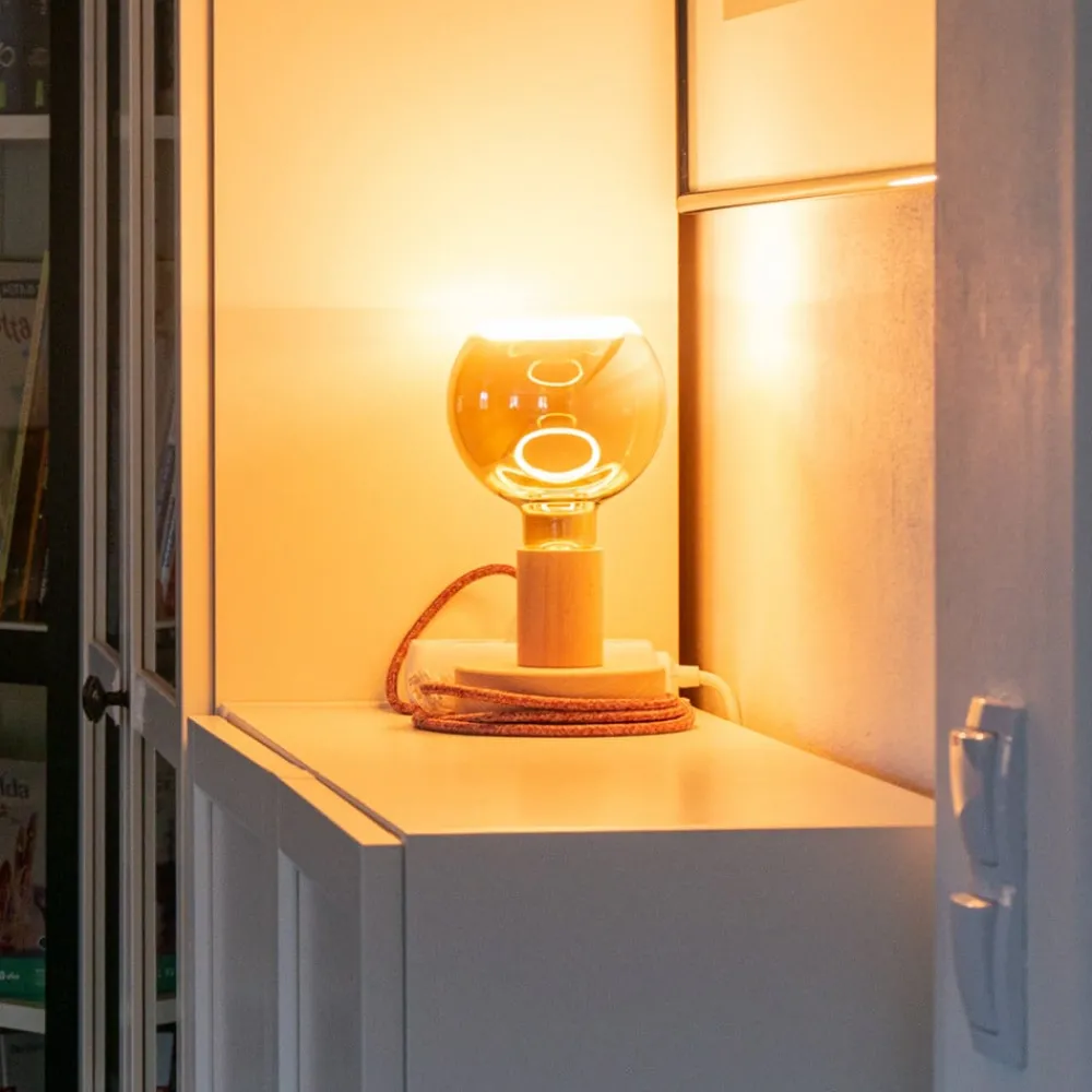 SEGULA Dæmpbar Led-Pære|Filament Pære > floating globe G125 E27 6 W grå glas åben
