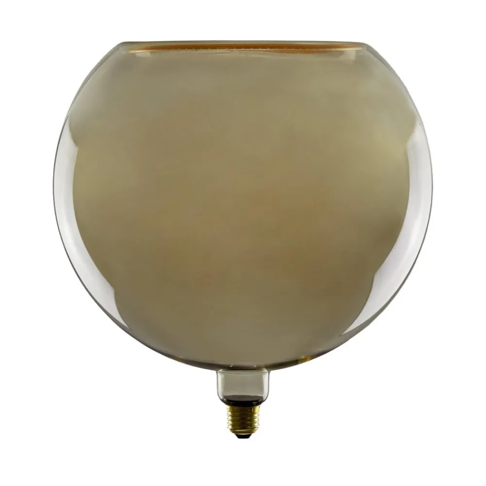 Dæmpbar Led-Pære|Filament Pære ^ SEGULA floating globe G300 E27 8 W grå glas åben