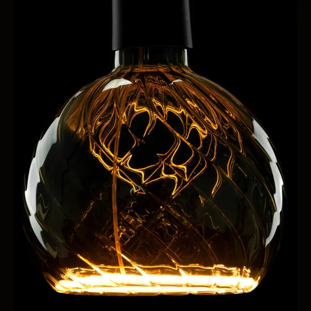 SEGULA Dæmpbar Led-Pære|Led Pærer > floating globe twisted G150 E27 6 W grå