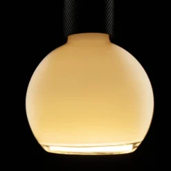 Dæmpbar Led-Pære ^ SEGULA globepære Svævende, E27, hvid G125 5 W 922 dæmpbar