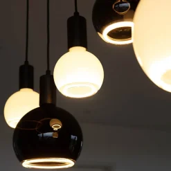 Dæmpbar Led-Pære ^ SEGULA globepære Svævende, E27, hvid G125 5 W 922 dæmpbar