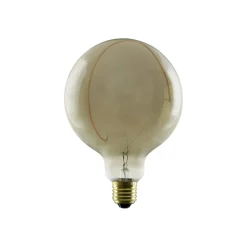 Dæmpbar Led-Pære ^ SEGULA Illusion G125 Crescent vinklet E27 6W smoke